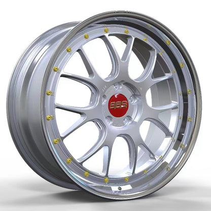 N0 Forged Wheels/BBS lmr Silver Same Style 2-Piece