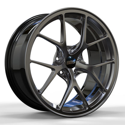 N0 Forged Wheels/BBS rid High Gloss Black Same Style Blue Center Cap