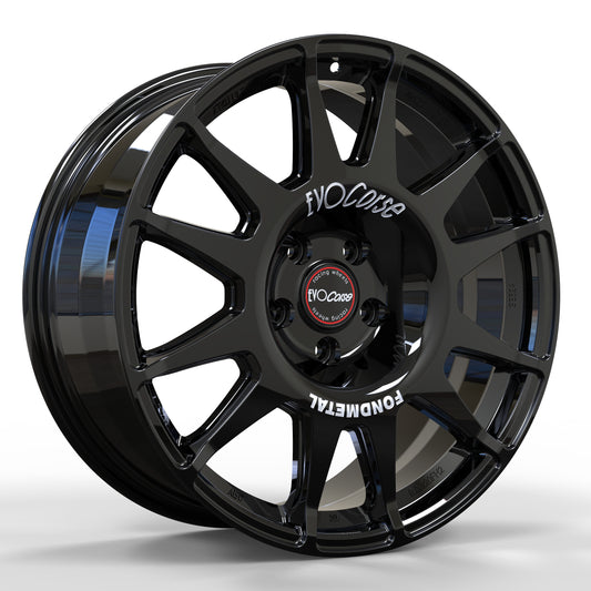 N0 Forged Wheels/DakarSuperZero 17 High Gloss Black Same Style