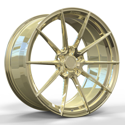 N0 Forged Wheels/Light Bright Gold UF15/Fits All BMW Audi Mercedes Benz Porsche Tesla/ Concave Rim Wheel