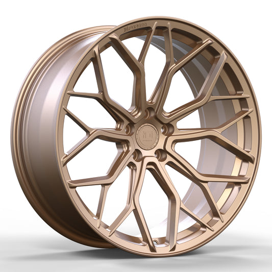 N0 Forged Wheels/Matte Bronze UF17/Fits All BMW Audi Mercedes Benz Porsche Tesla/ Concave Rim Wheel