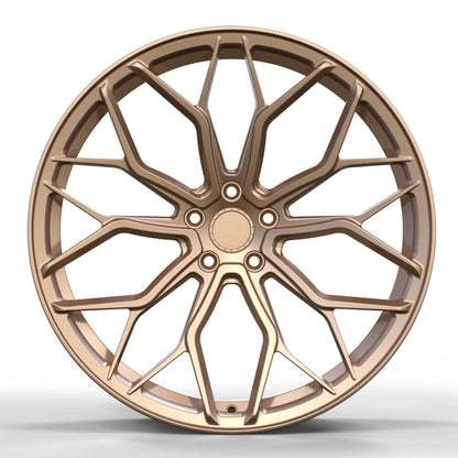 N0 Forged Wheels/Matte Bronze UF17/Fits All BMW Audi Mercedes Benz Porsche Tesla/ Concave Rim Wheel