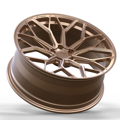 N0 Forged Wheels/Matte Bronze UF17/Fits All BMW Audi Mercedes Benz Porsche Tesla/ Concave Rim Wheel