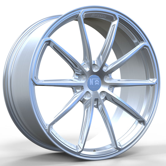 N0 Forged Wheels/Silver UF19/Fits All BMW Audi Mercedes Benz Porsche Tesla/ Concave Rim Wheel