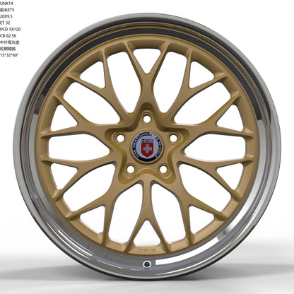 N0 Forged Wheels/Hre 520 bronze same style 2-Piece