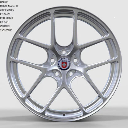 N0 Forged Wheels/Hre P101SC Brushed Effect Silver Same Style