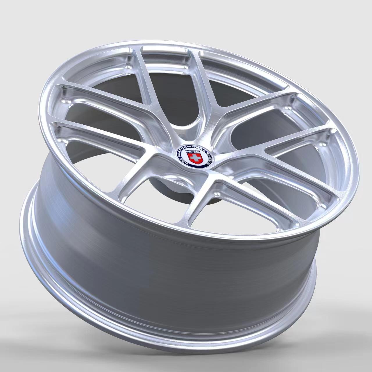 N0 Forged Wheels/Hre P101SC Brushed Effect Silver Same Style