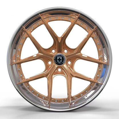 N0 Forged Wheels/Hre Bronze Silver Same Style 2-Piece