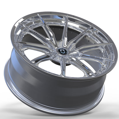 N0 Forged Wheels/Hre S104SC Bright Silver Same Style 2-Piece