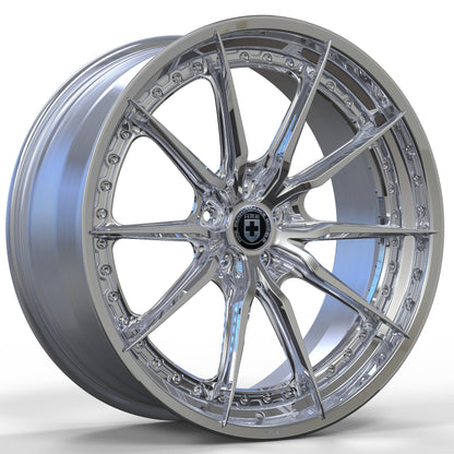 N0 Forged Wheels/Hre S104SC Bright Silver Same Style 2-Piece