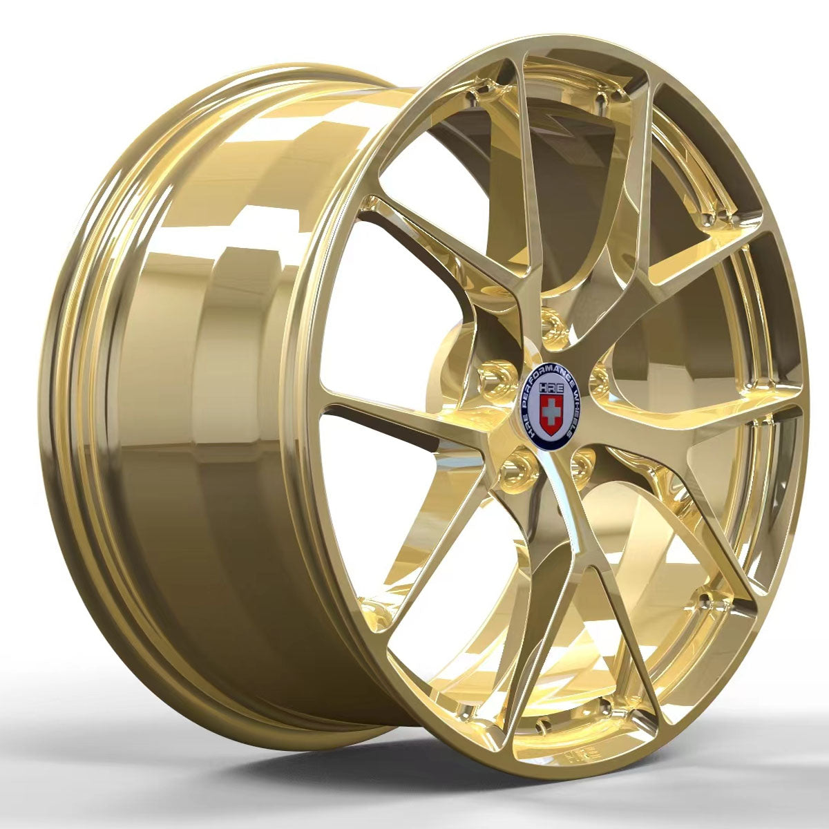 N0 Forged Wheels/Hre P101 Light Gold Same Style With Concave Rim Wheel