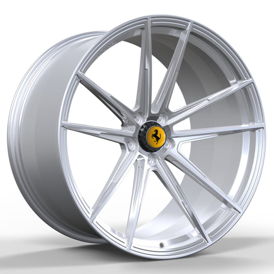 N0 Forged Wheels/Ferrari Silver Original Wheels With Deep Concave Technology