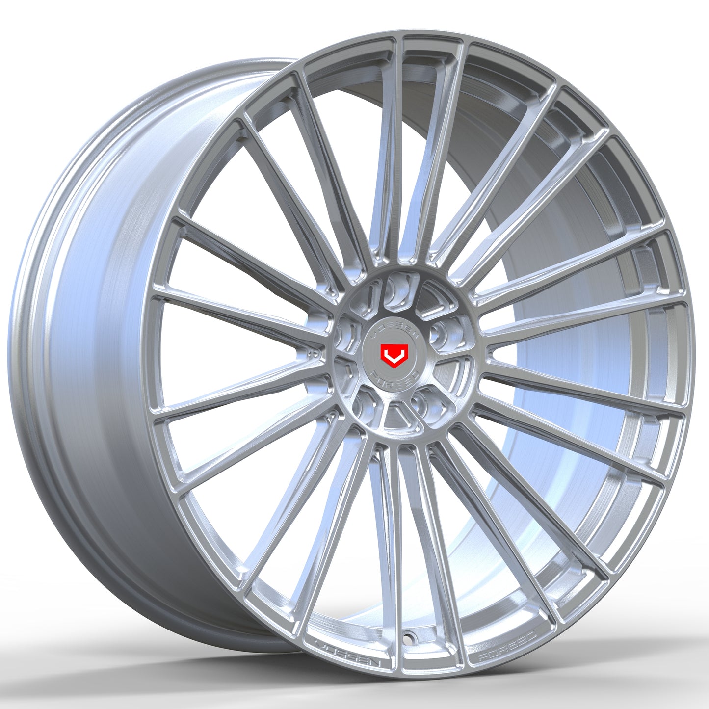 N0 Forged Wheels/Vossen S1704 Brushed Effect Silver Same Style