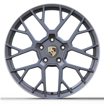 N0 Forged Wheels/Porsche Dark Gray Original Wheel