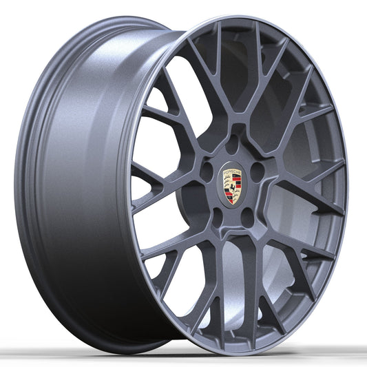 N0 Forged Wheels/Porsche Dark Gray Original Wheel