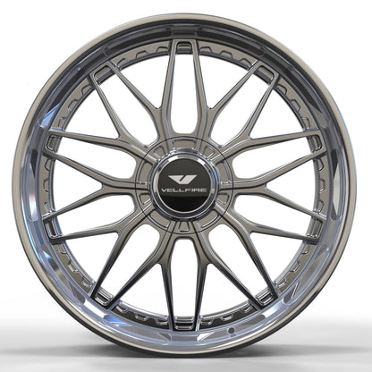 N0 Forged Wheels/Vellfire Electroplated Silver Same Style 2-Piece