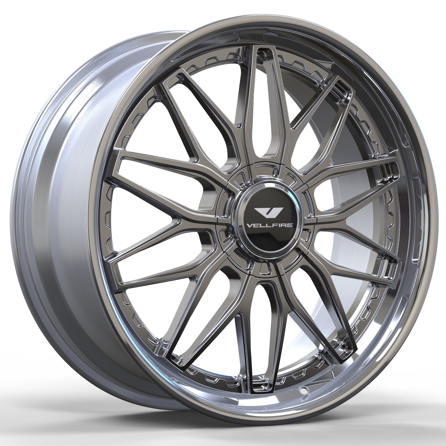 N0 Forged Wheels/Vellfire Electroplated Silver Same Style 2-Piece